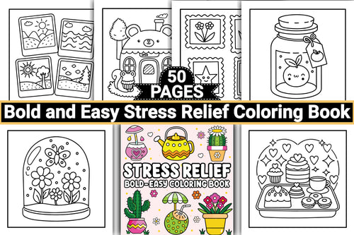 bold and easy coloring book